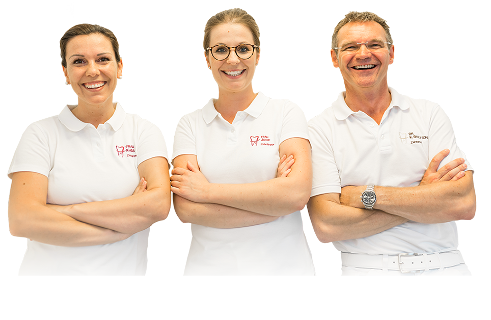 Shirin Kass, Dr. Anna Joop und Dr. Klaus Boettcher Shirin Kass, Dr. Anna Joop und Dr. Klaus Boettcher - Zahnarzt Hameln