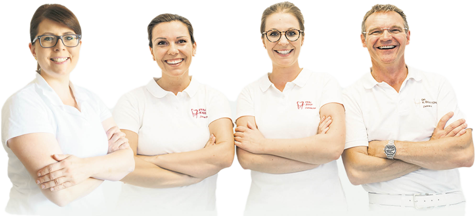 boettcher-team. Shirin Kass, Dr. Anna Joop und Dr. Klaus Boettcher - Zahnarzt Hameln